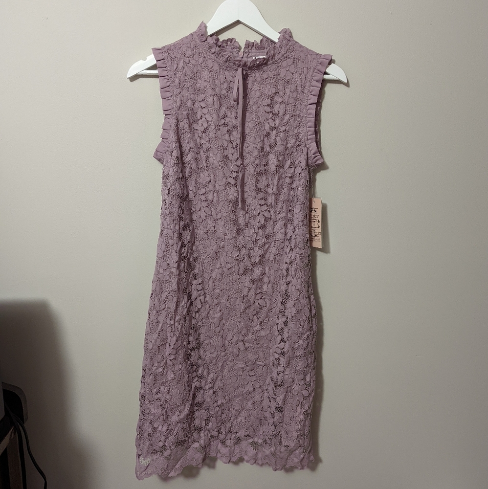 Nanette Lepore *NWT* Light Purple Lace Shift Dress